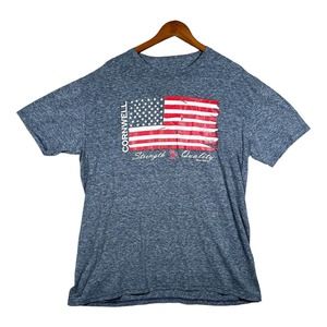 Cornwell Quality Tools Logo Strength Work American Flag Men's Grey T-Shirt XL